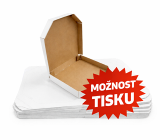 Krabice na pizzu 32 x 32 x 4cm 100ks
