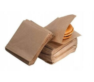 Papírové sáčky HAMBURGER/KEBAB 19×19 cm – 1000 ks