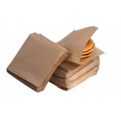 Papírové sáčky HAMBURGER/KEBAB 19×19 cm – 1000 ks