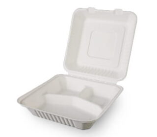 Tříkomorový menu box z cukrové třtiny