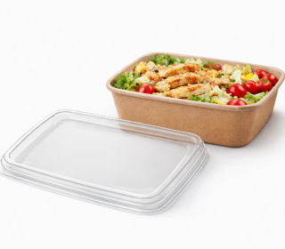 Víčko pro hranatou misku 800 ml (173,5 × 121,5 mm)