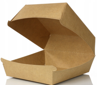Hamburger XXL box 19 x 19 x 8,2cm 100ks