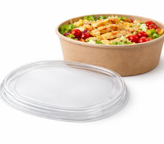 Víčko pro papírovou kraft misku 1300 ml Ø 184 mm