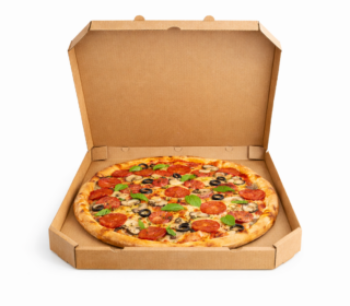 Krabice na pizzu Kraft 45 × 45 × 4,5 cm - 100ks