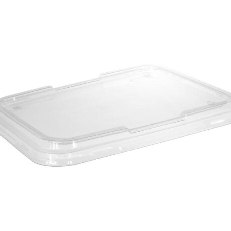 Víčko pro misku 227×178 mm – PP/PET, 234×185×18 mm, 40 ks