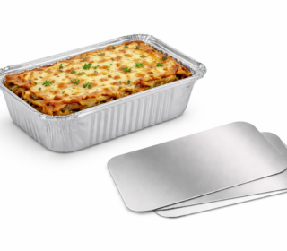 Hliníková forma 900 ml obdélníková – gastro miska na jídlo (162-R)